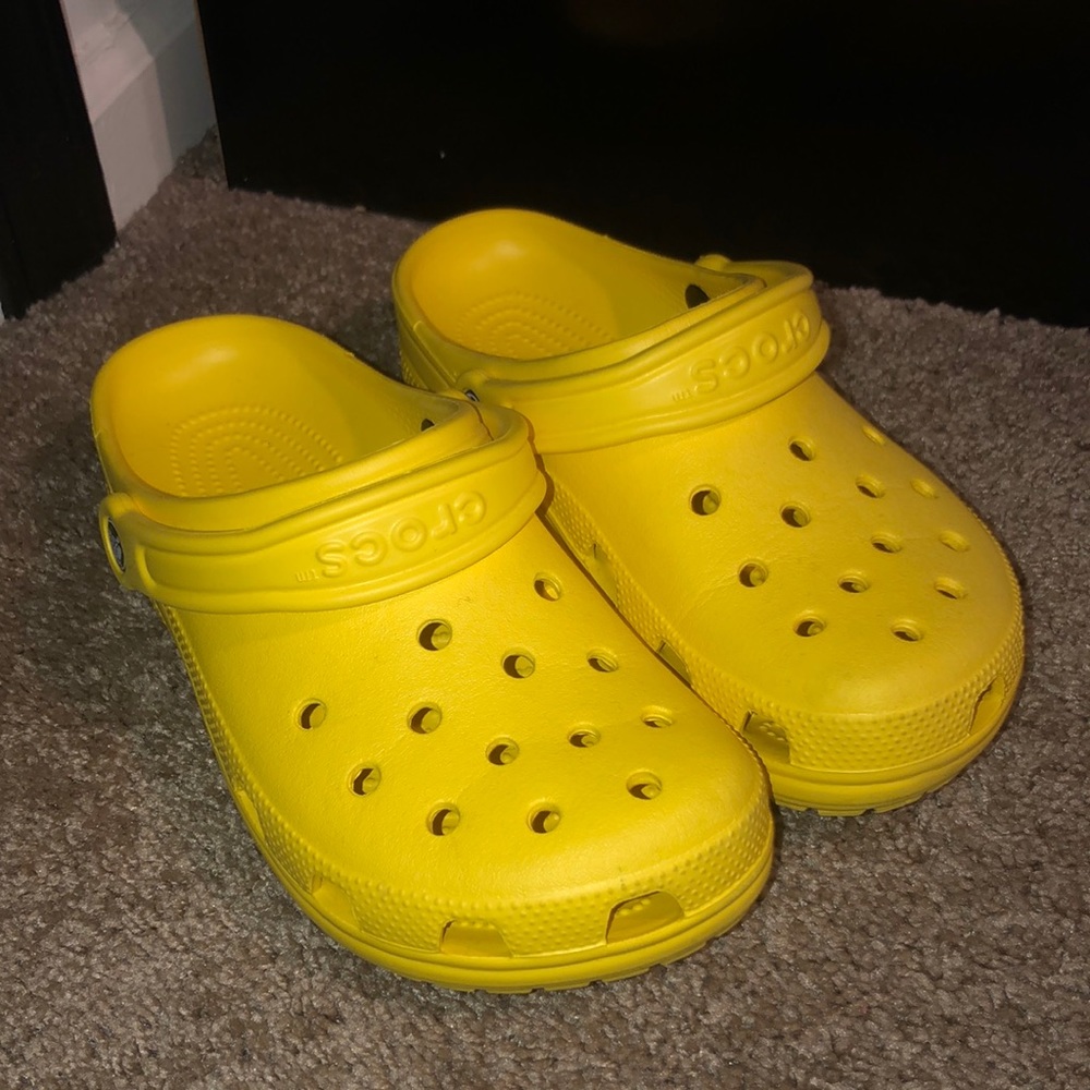 Yellow Crocs (Women 8 , Men 6)